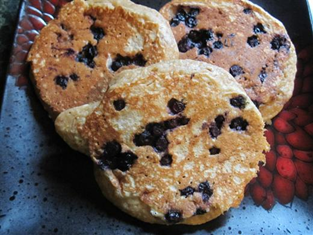 Blueberry oatmeal pancake recipe